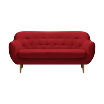 Canapea cu 3 locuri Vivonita Gaia, roșu