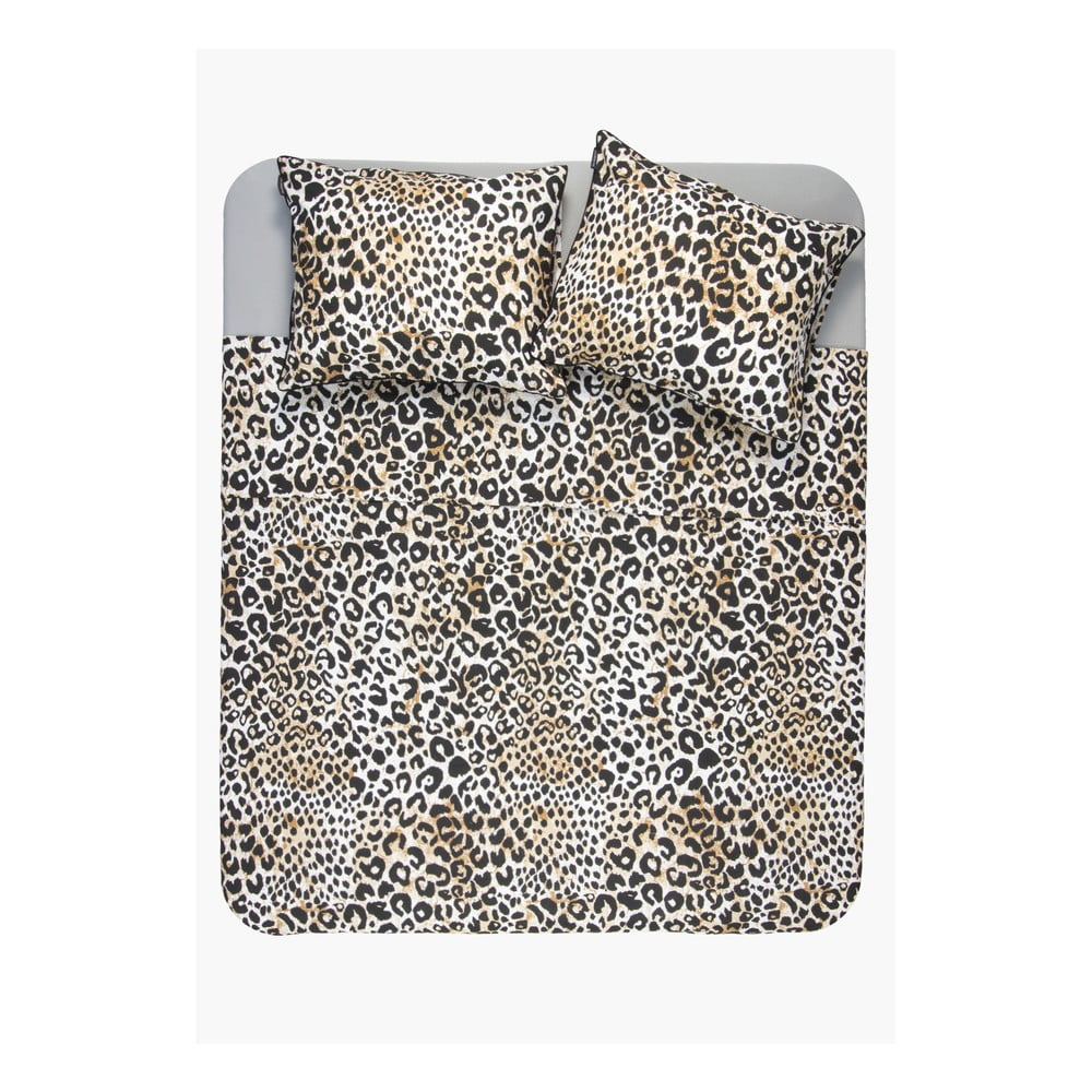 Bavlněné povlečení s leopardím vzorem Ambianzz, 220 x 240 cm
