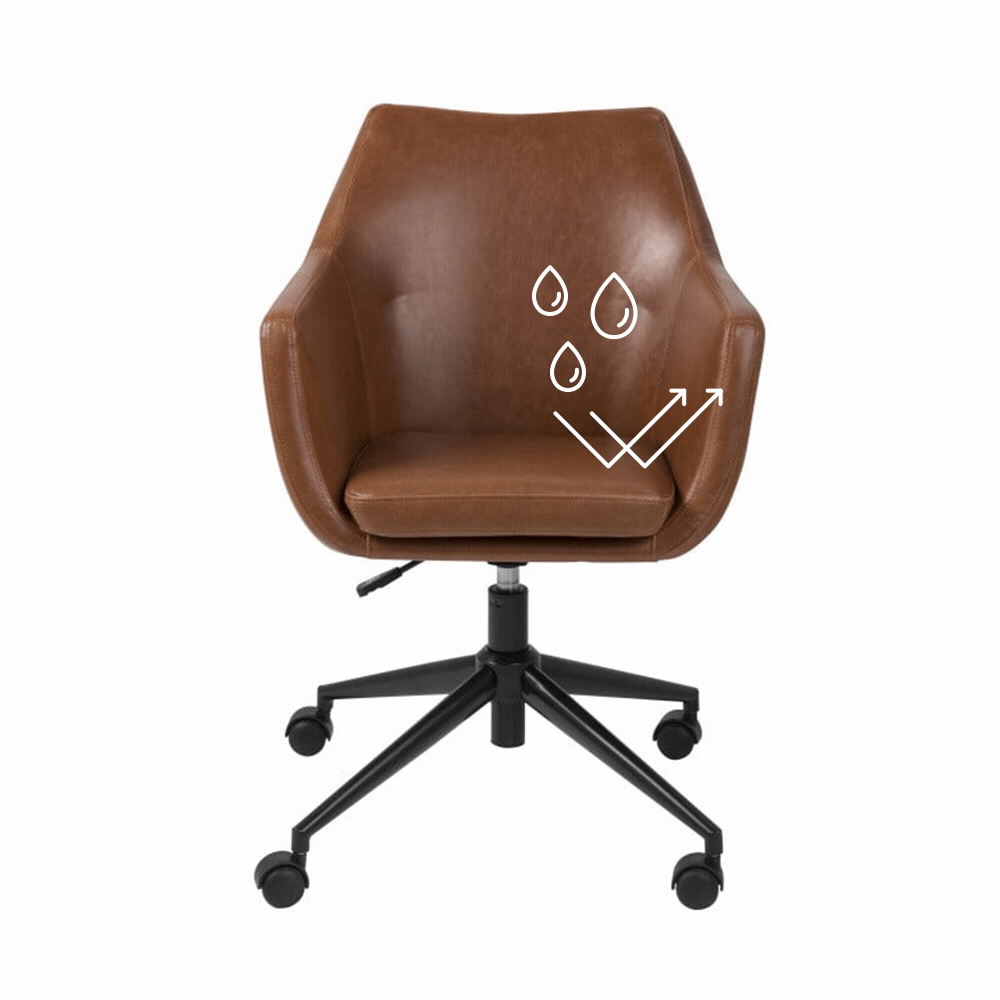 Impregnace kancelářské židle s koženým čalouněním, impregnace bez čištění
