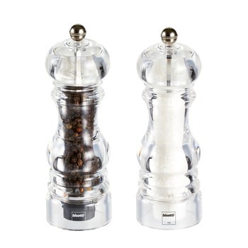 Set 2 râșnițe pentru sare și piper bisetti pepper&salt, 17.5 cm