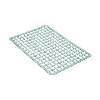 Protecție dreptunghiulară pentru chiuvetă, din plastic addis, 36,5 x 24,5 cm, gri