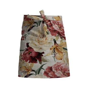 Șorț de bucătărie linen couture delantal spring flowers