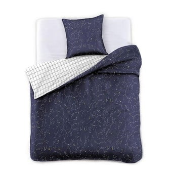 Set 1 husă pentru pilotă și 1 față de pernă din bumbac decoking ducato constelattion, 140 x 200 cm + 70 x 90 cm