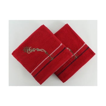 Set 2 prosoape baie marina red cipa, 50x90 cm