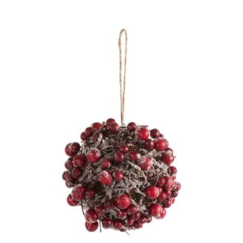 Decorațiune suspendată J-Line Berries, ⌀ 12 cm