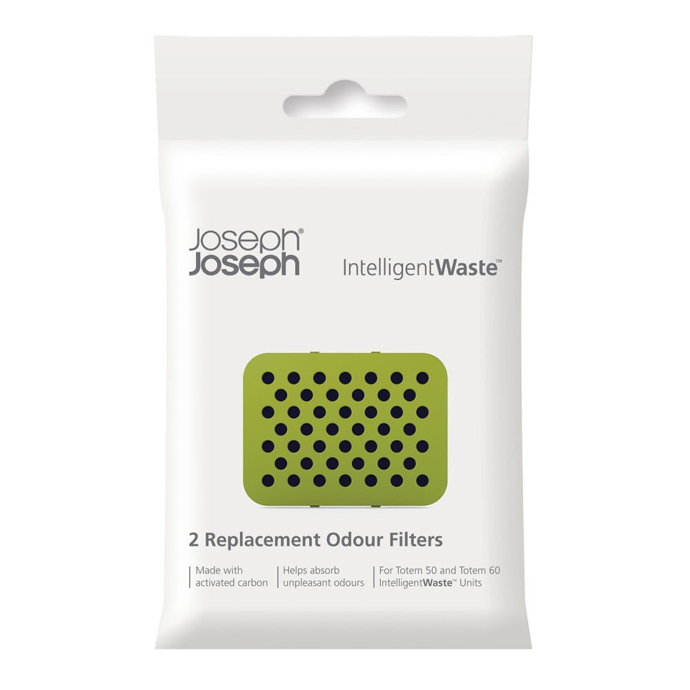 Sada 2 náhradních uhlíkových filtrů Joseph Joseph IntelligentWaste Odour Filters