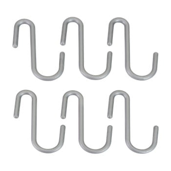Set 6 cârlige de agățat metaltex hookino
