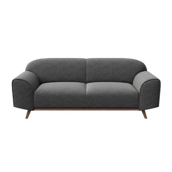 Canapea mesonica nesbo, lungime 193 cm, gri închis