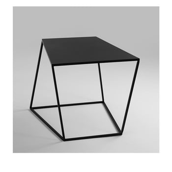 Masă auxiliară custom form zak, 50 x 50 cm, negru