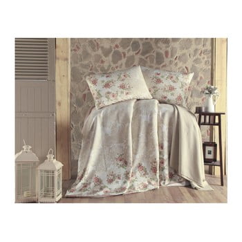 Set cuvertură subțire cu cearșaf și fețe de pernă fruity, 200 x 235 cm