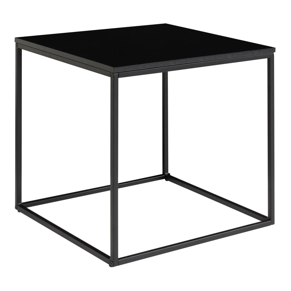 Černý odkládací stolek House Nordic Vita, 45 x 45 cm