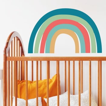 Autocolant de perete ambiance scandinavian rainbow