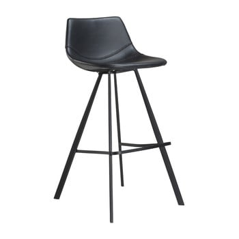 Scaun din piele ecologică DAN–FORM Denmark Pitch, negru