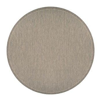Covor potrivit pentru exterior floorita tatami, ø 200 cm, bej
