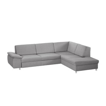 Colțar cu șezlong pe partea dreaptă florenzzi savasta light grey
