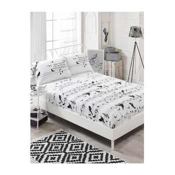 Set cearșaf elastic și 2 fețe de pernă garriso samia, 160 x 200 cm
