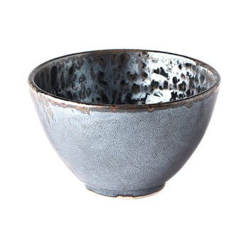 Bol din ceramică mij pearl, ø 13 cm, negru - gri