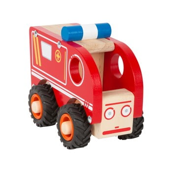 Ambulanță din lemn pentru copii legler ambulance