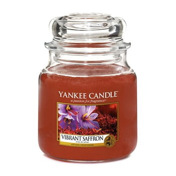 Lumânare parfumată yankee candle verbant saffron, timp de ardere 65 - 90 ore