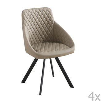 Set 4 scaune tomasucci tips, bej