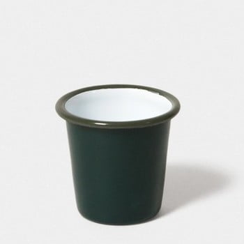 Pahar smălțuit Falcon Enamelware, 124 ml, verde închis