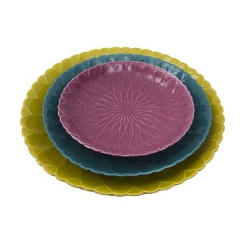 Set 3 farfurii mauro ferretti petal tris