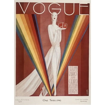 Poster blue-shaker vogue 4, 30 x 40 cm