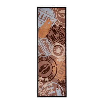 Covor de bucătărie zala living  coffee stamp, 50 x 150 cm, maro