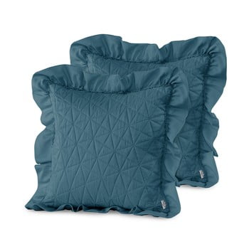 Set 2 fețe de pernă ameliahome tilia marine, 45 x 45 cm, albastru