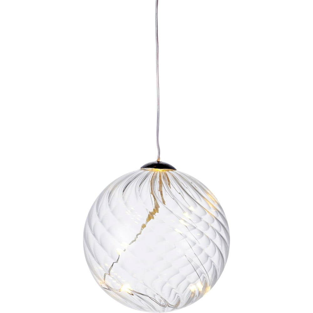 Světelná LED dekorace Sirius Wave Ball, Ø 8 cm