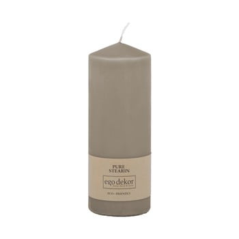 Lumânare baltic candles eco top, înălțime 18 cm, maro