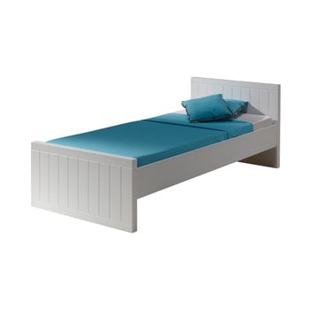 Pat pentru copii vipack robin, 90 x 200 cm, alb