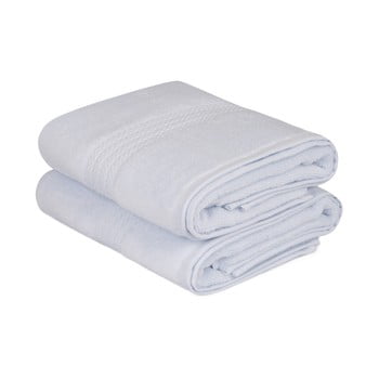 Set 2 prosoape pentru mâini mira, 90 x 50 cm, albastru