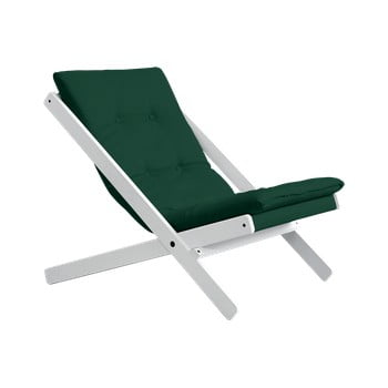 Fotoliu pliant karup design boogie white/forest green