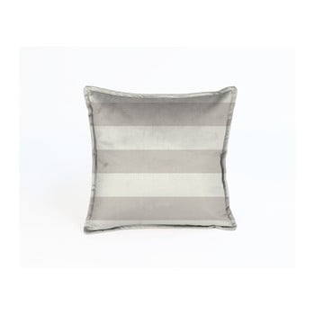 Față de pernă decorativă velvet atelier stripes, 45 x 45 cm, bej