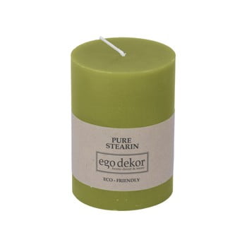 Lumânare baltic candles eco, înălțime 10 cm, verde