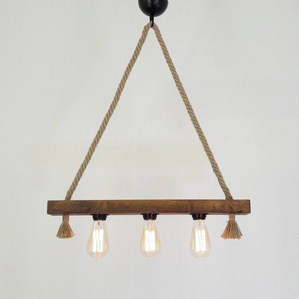 Dřevěné stropní závěsné svítidlo Kutuk