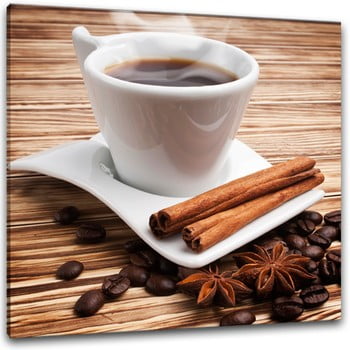 Tablou styler glasspik coffee ii, 30 x 30 cm