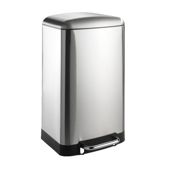 Coș de gunoi wenko, 30 l, argintiu