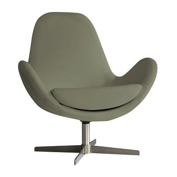 Fotoliu design twist atene, maro-gri