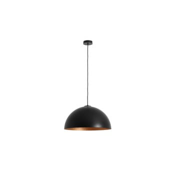 Lustră cu detalii arămii custom form lord, 50 cm, negru