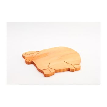 Tocător din lemn de fag bisetti sheep, 34 x 29 cm