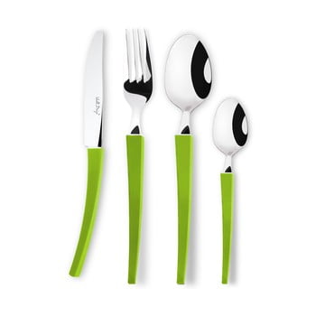 Set 24 tacâmuri cu suport vialli design mia, verde
