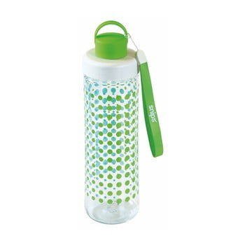 Sticlă de apă snips decorated, 750 ml, verde