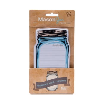 Blocnotes thinking gifts mason jars