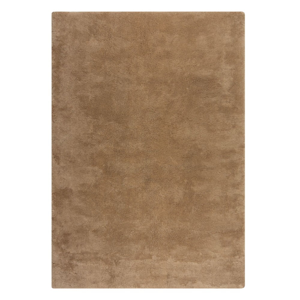 Hnědá syntetická kožešina 120x170 cm Faroe Wool Look Fur – Flair Rugs