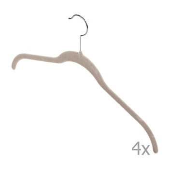 Set 4 umerașe Domopakl Living, bej