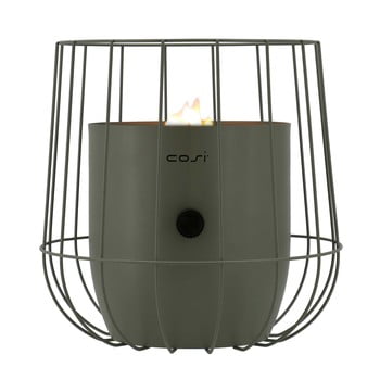 Lampă cu gaz cosi basket, înălțime 31 cm, verde olive