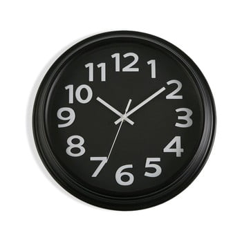 Ceas de perete versa in time, ⌀ 32,7 cm, negru