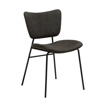 Scaun cu picioare metalice dan-form thrill, negru